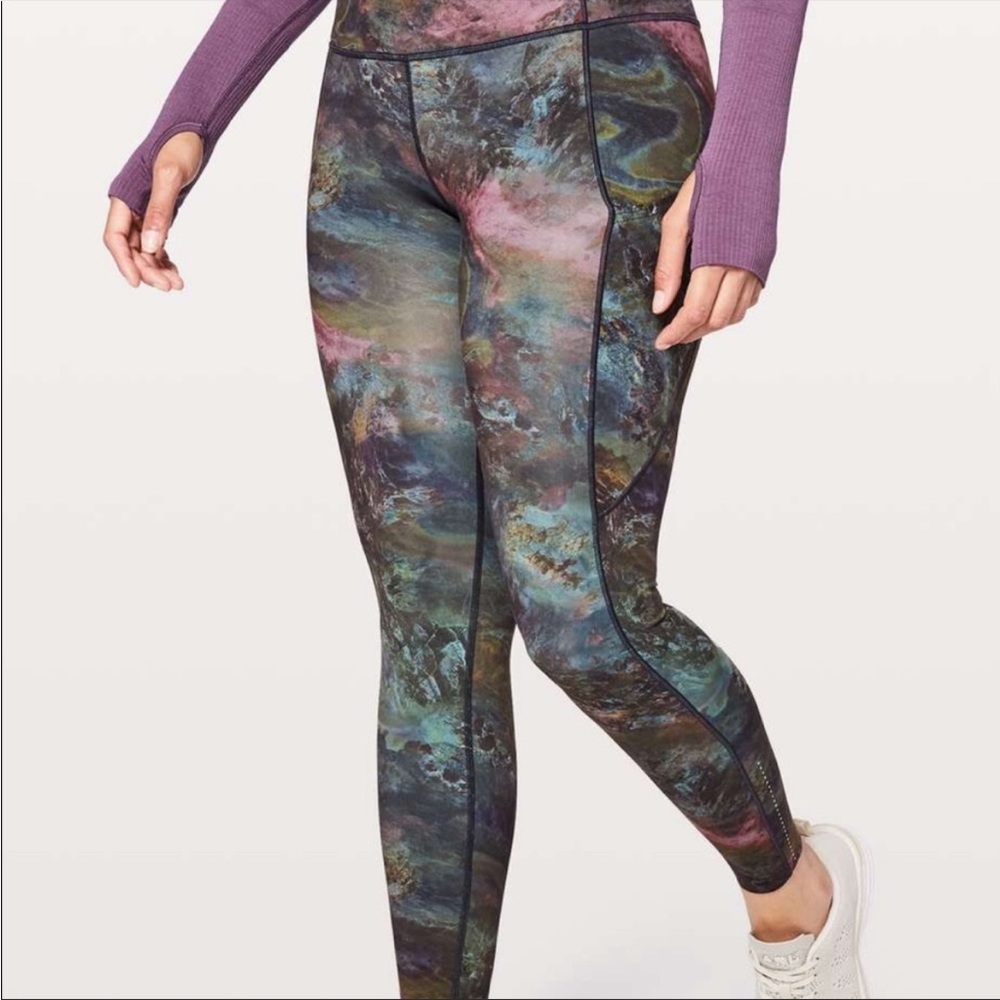 Lululemon Fast & Free 7/8 - size 4 - Radiant Multi